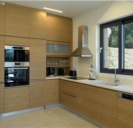  3 bedroom stone villa with pool & seaview, near Acharavi, sleeps 6